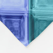 Buntes Fleecemosaik der Mamas Fleecedecke (Ecke)