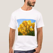 Buntes Florales Kunst-T-Shirt