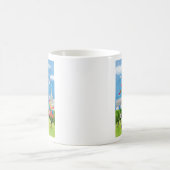 Buntes Frankreich Kaffeetasse (Mittel)