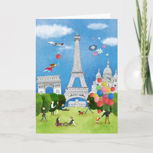 Buntes Frankreich Karte (Vorderseite)