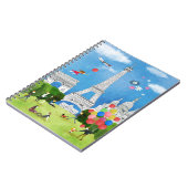 Buntes Frankreich Notizblock (Linke Seite)