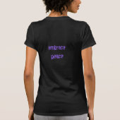 Buntes Friedenssymbol-Shirt T-Shirt (Rückseite)