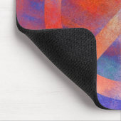 Buntes Friedenszeichen Mousepad (Ecke)