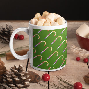 Buntes Fruchtbonbon-Streifenmuster-Tasse Kaffeetasse