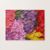 Buntes Frühlingstulpepuzzlespiel Puzzle (Horizontal)