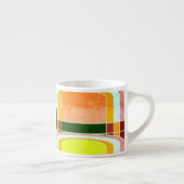 Buntes Funky Retro-Inspiriert Espressotasse (Rechts)