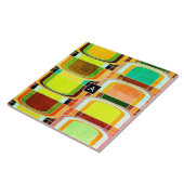 Buntes Funky Retro-Inspiriert Fliese (Seite)