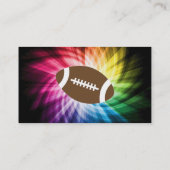 Buntes Fußball Visitenkarte (Rückseite)