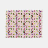 Buntes Gartenvlies Fleecedecke (Vorderseite (Horizontal))