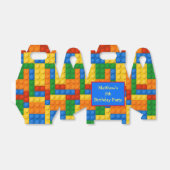 Buntes Gebäude blockiert Geburtstagsparty Geschenkschachtel (Ungefaltet)