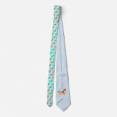 Buntes gehendes Karussell-Pferd Krawatte (Rückseite)