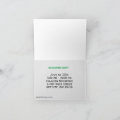 Buntes Geld im Oval Einladung (Innenseite)