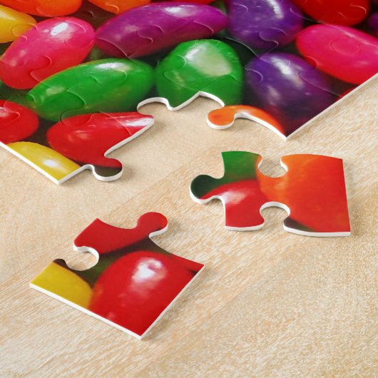 Buntes Geleebonbonsüßigkeitspuzzlespiel Puzzle (Seite)