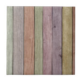 Buntes gemaltes verwittertes Holz Fliese (Vorderseite)