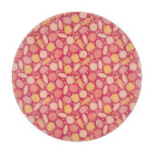 Buntes Gemüsemuster Schneidebrett (Vorderseite)