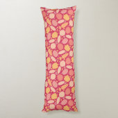 Buntes Gemüsemuster Seitenschläferkissen (Rückseite (Vertikal))