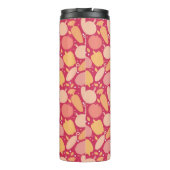 Buntes Gemüsemuster Thermosbecher (Rückseite)