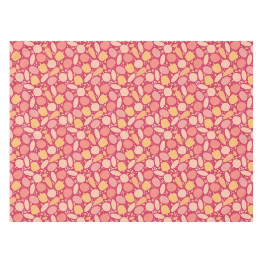 Buntes Gemüsemuster Tischdecke (Vorderseite (Horizontal))