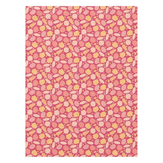 Buntes Gemüsemuster Tischdecke (Vorderseite)