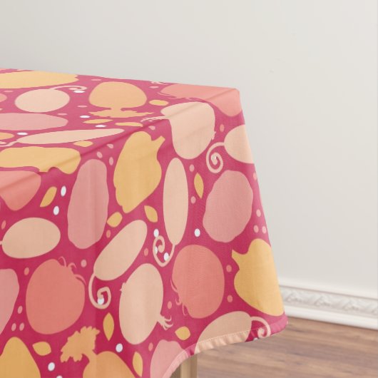 Buntes Gemüsemuster Tischdecke (Beispiel)