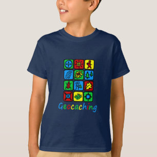 Buntes Geocaching T-Shirt