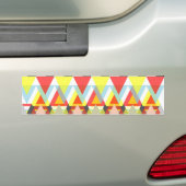 Buntes geometrisches Muster Autoaufkleber (Auf Auto)