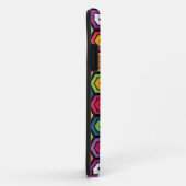 Buntes geometrisches Muster mit Hexagonen Case-Mate iPhone Hülle (Hinten/Rechts)