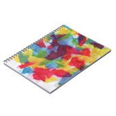 Buntes Gewebe Notizblock (Linke Seite)