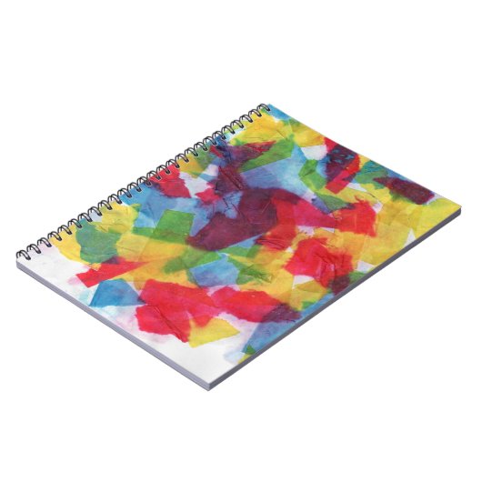 Buntes Gewebe Notizblock (Linke Seite)