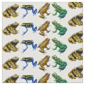 Buntes Gift-Pfeil-Pfeil-Frosch-Gewebe Stoff (Nahaufnahme)