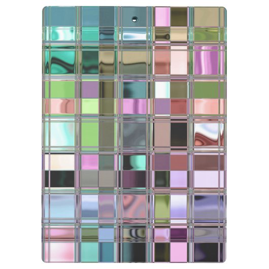 Buntes glänzendes u. kundengerecht klemmbrett (Rückseite)