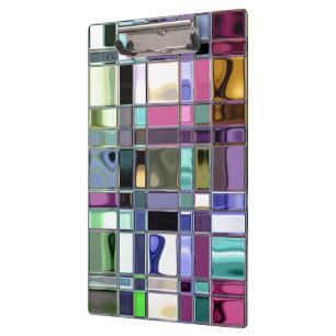 Buntes glänzendes u. kundengerecht klemmbrett