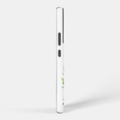 Buntes Glasschmetterling mit Blume Samsung Galaxy Hülle (Rechte Seite)