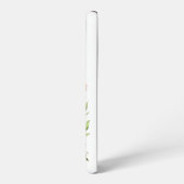 Buntes Glasschmetterling mit Blume Samsung Galaxy Hülle (Linke Seite)