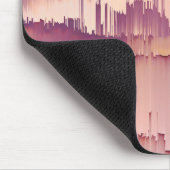 Buntes Glitch-Sonnenuntergangs-Horizont Mousepad (Ecke)