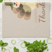 Buntes Glück Danksagend Niedliche Türkei Geschirrtuch (Gefaltet)