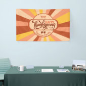 Buntes Glück Erntedankfest Familienfeier Ansammlun Banner (Messeveranstaltung)