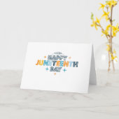 Buntes Glück im Juni Karte (Gelbe Blume)