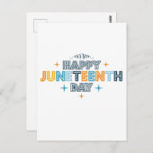 Buntes Glück im Juni Postkarte (Vorne/Hinten)