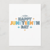 Buntes Glück im Juni Postkarte (Vorderseite)