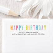 Buntes Glück zum Geburtstag (Insitu)