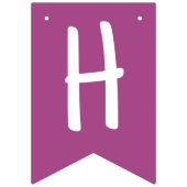 Buntes Glück zum Geburtstag Wimpelkette (Zweite Fahne)