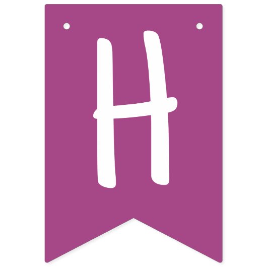 Buntes Glück zum Geburtstag Wimpelkette (Zweite Fahne)