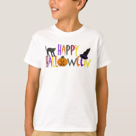 Buntes glückliches Halloween T-Shirt
