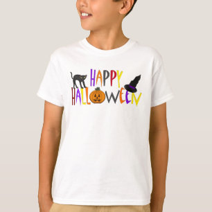 Buntes glückliches Halloween T-Shirt