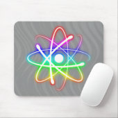 Buntes glühendes Atom - mousepad (Mit Mouse)