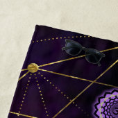 Buntes glühendes Chakras Strandtuch (Beispiel)