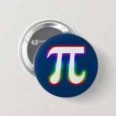 Buntes glühendes Mathe PU-Zahl-| Button (Vorne & Hinten)