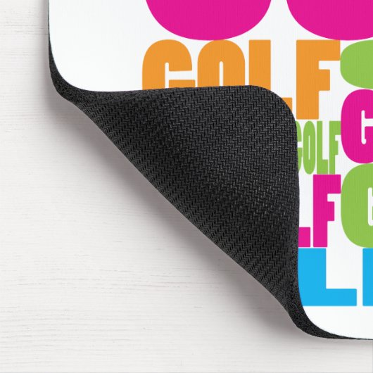 Buntes Golf Mousepad (Ecke)