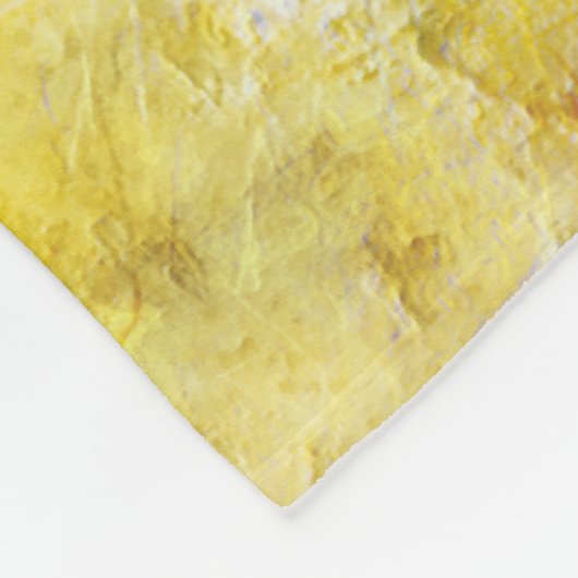 Buntes Hahn-Digital-Kunst-Ölgemälde Fleecedecke (Ecke)